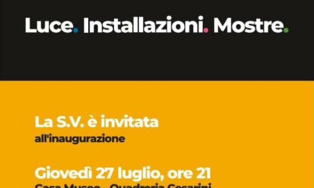 il 27 luglio inaugura LucinCircolo