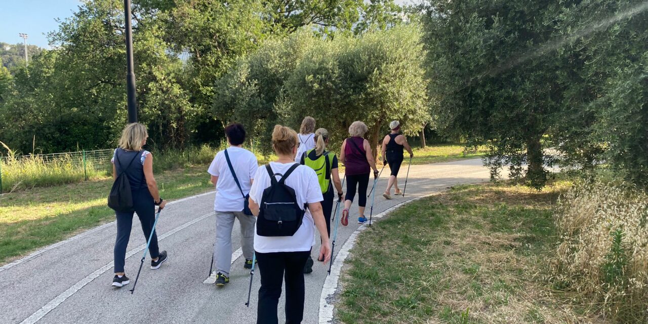 MONSAMPOLO: CAMMINATA DI NORDIC WALKING