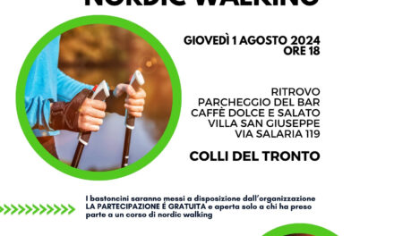 CAMMINATA DI NORDIC WALKING A COLLI DEL TRONTO