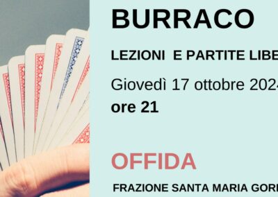 lezioni e partite libere di burraco