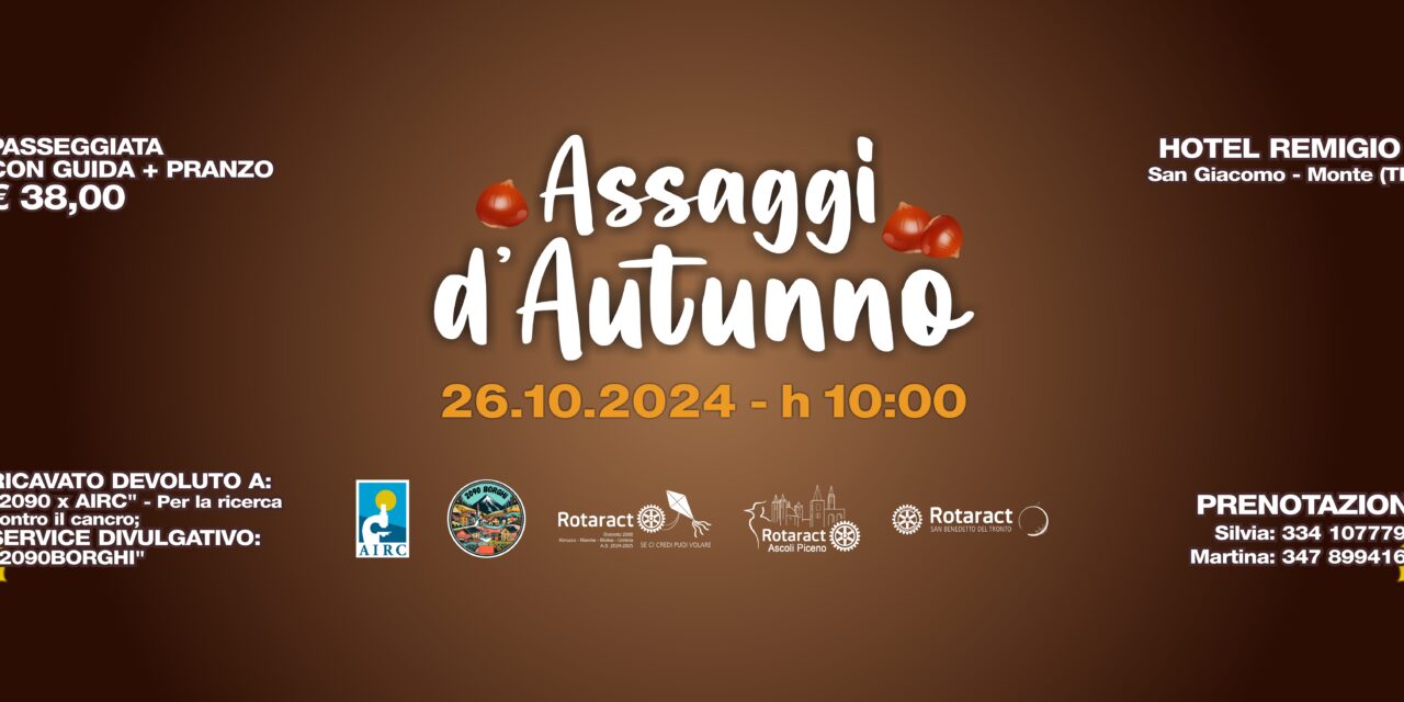 TRA ARTE E NATURA: ASSAGGI D’AUTUNNO