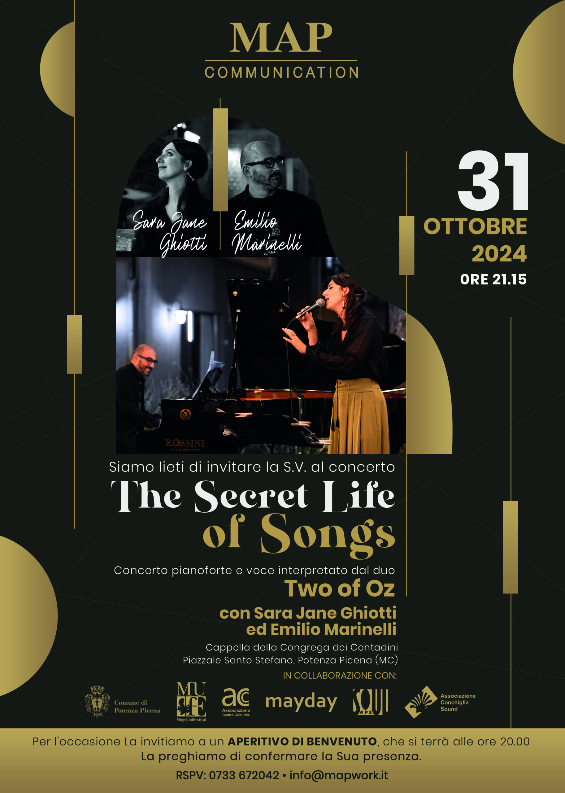 Concerto "The Secret Life of Songs" a Potenza Picena: Un Evento Imperdibile!

