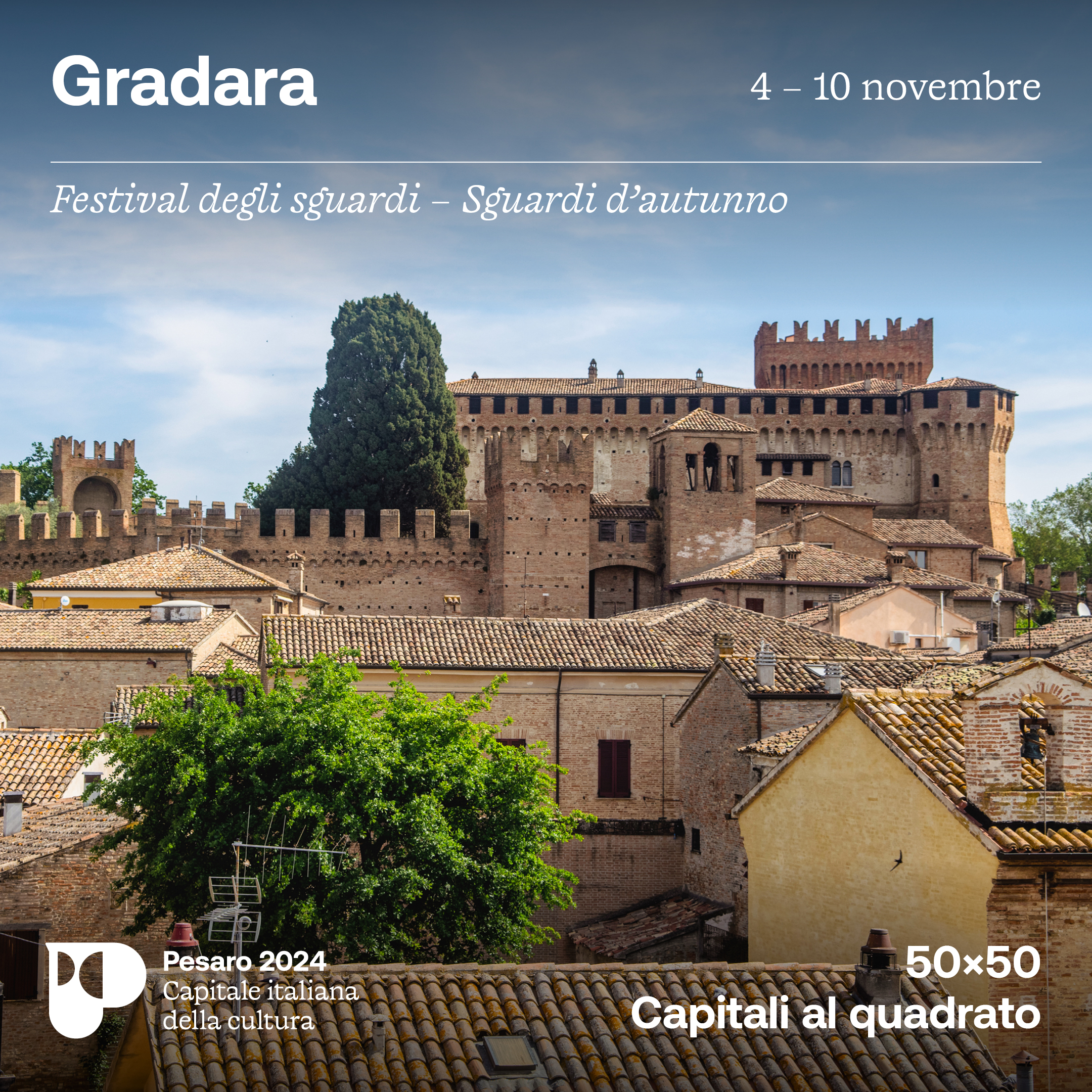 

“50x50: capitali al quadrato” a gradara