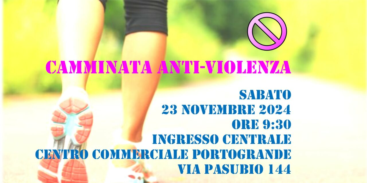 CAMMINATA ANTI-VIOLENZA A SAN BENEDETTO DEL TRONTO