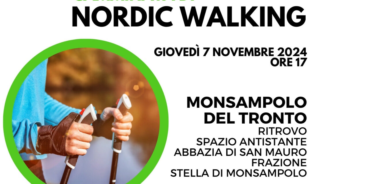 NORDIC WALKING A MONSAMPOLO DEL TRONTO