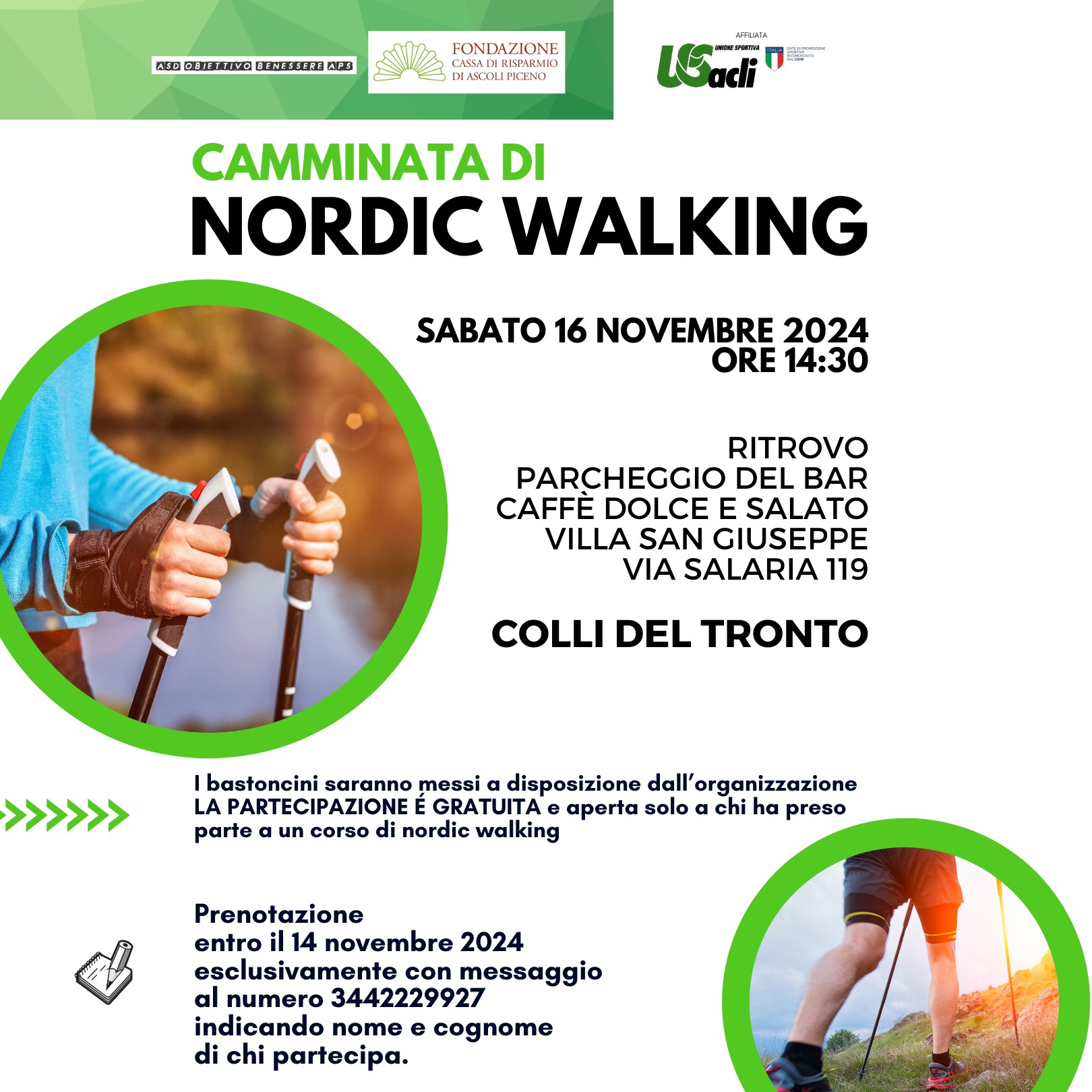 Nordic Walking a Colli del Tronto: Dettagli sull’Iniziativa

