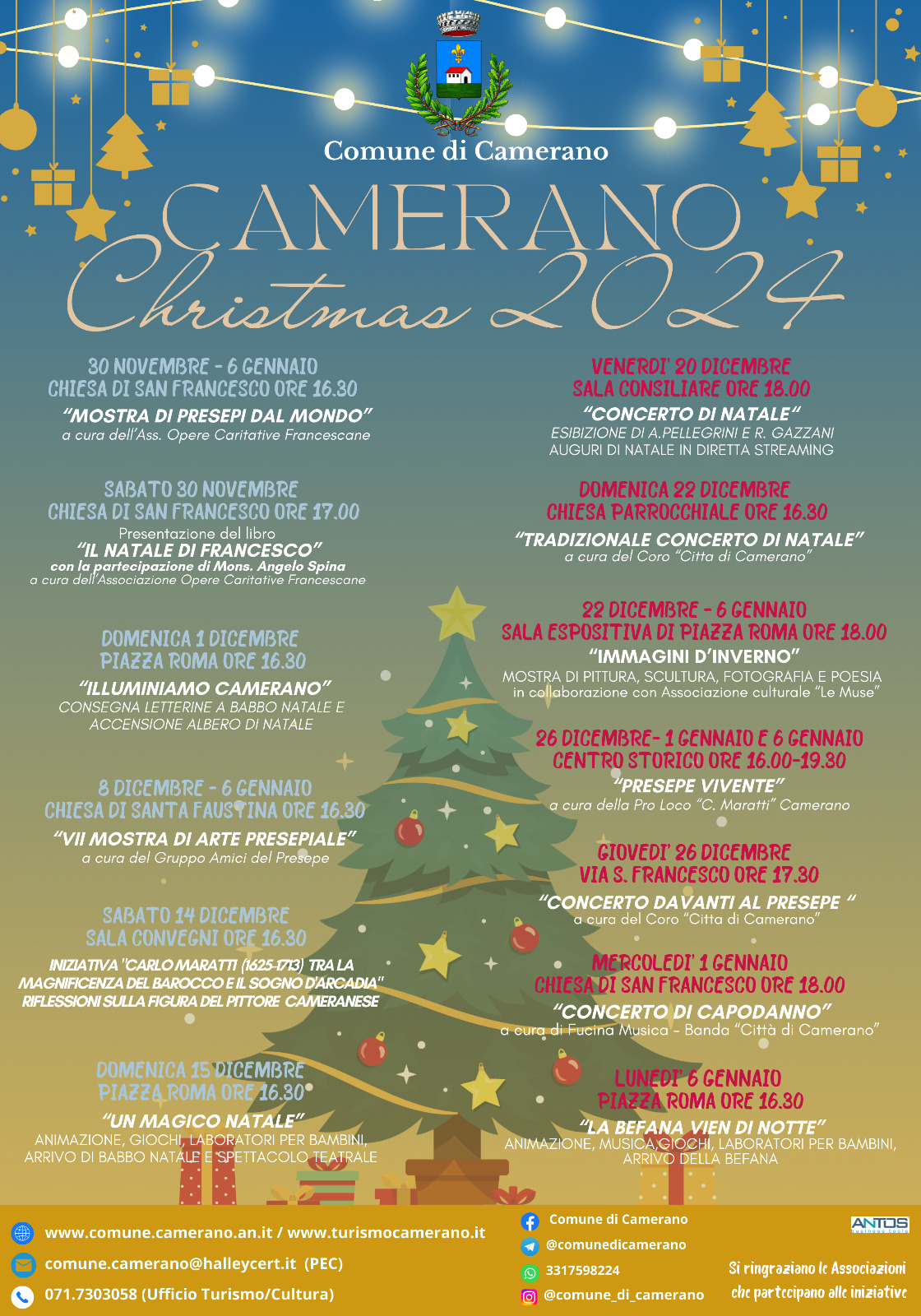 camerano: un natale ricco di eventi 