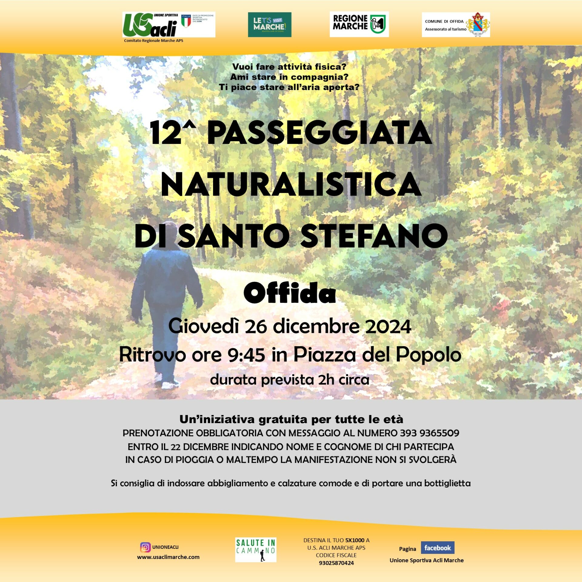 Passeggiata Naturalistica di Santo Stefano: Un Classico di Offida

