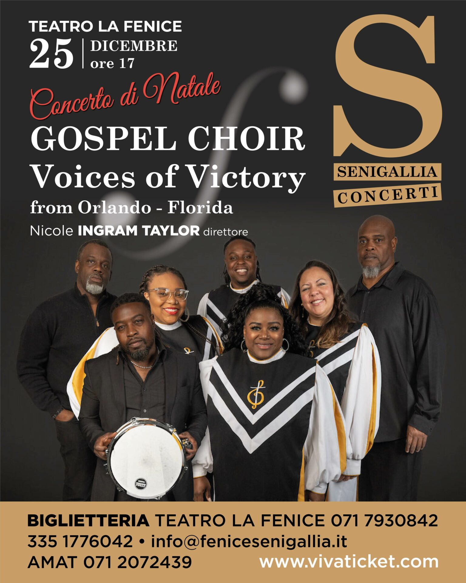 Senigallia Concerti: concerto di Natale 2024 con i Voices of Victory