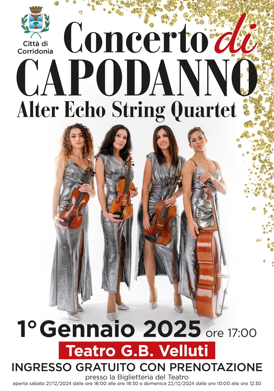 concerto primo dell’anno a corridonia