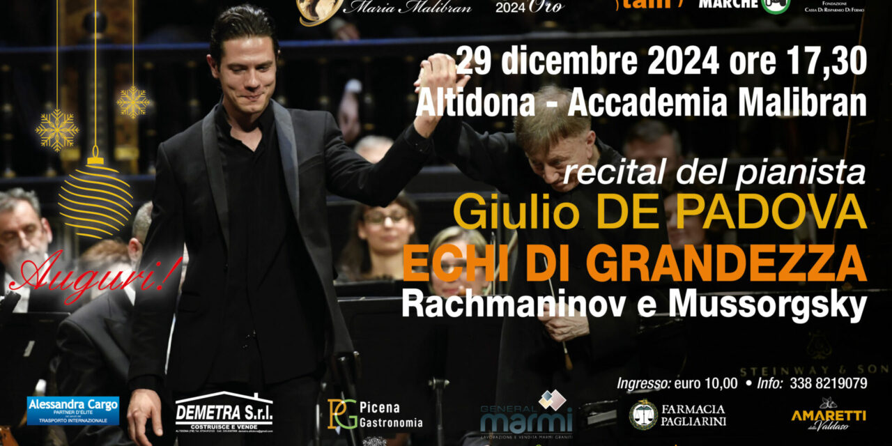 ALTIDONA: CONCERTO DI NATALE 2024 “ECHI DI GRANDEZZA”